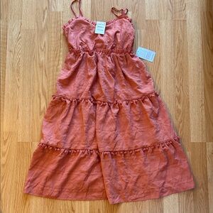 Nordstrom Coral Sleeveless Dress